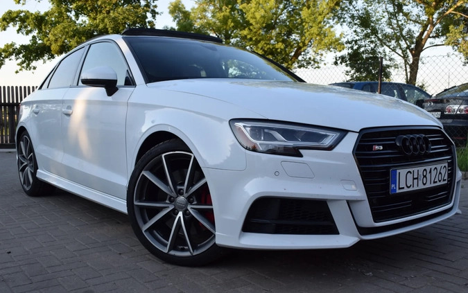 Audi S3 cena 117500 przebieg: 104000, rok produkcji 2017 z Chełm małe 631